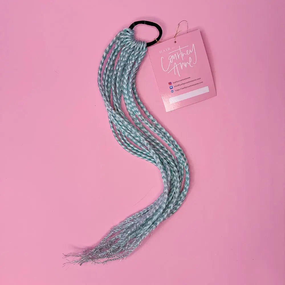 Blue Shimmer Plaits