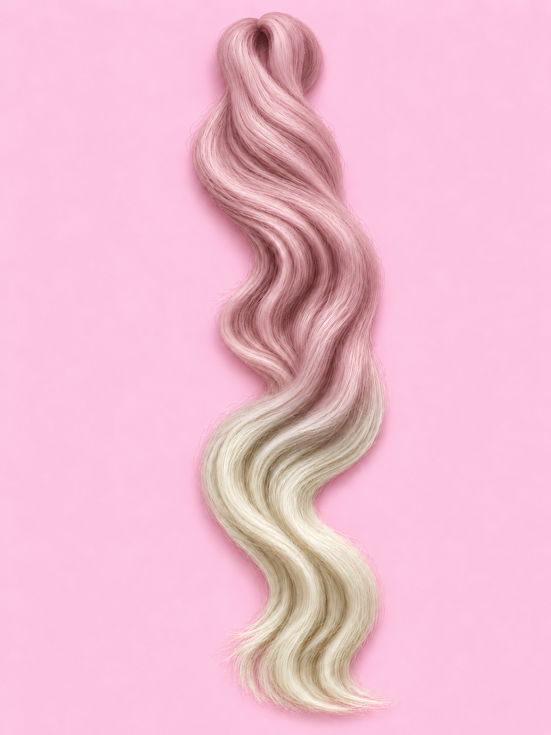Braiding Hair - dusty pink -blonde