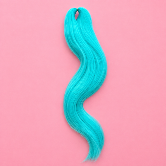 Braiding Hair - blue