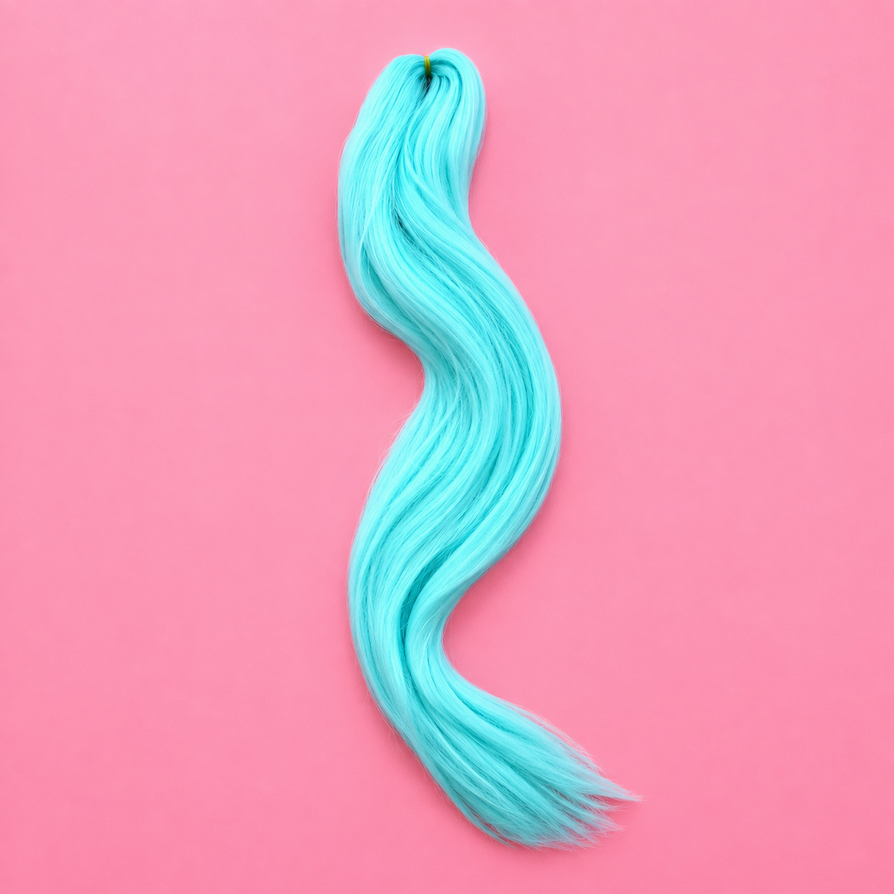 Braiding Hair - pastel blue