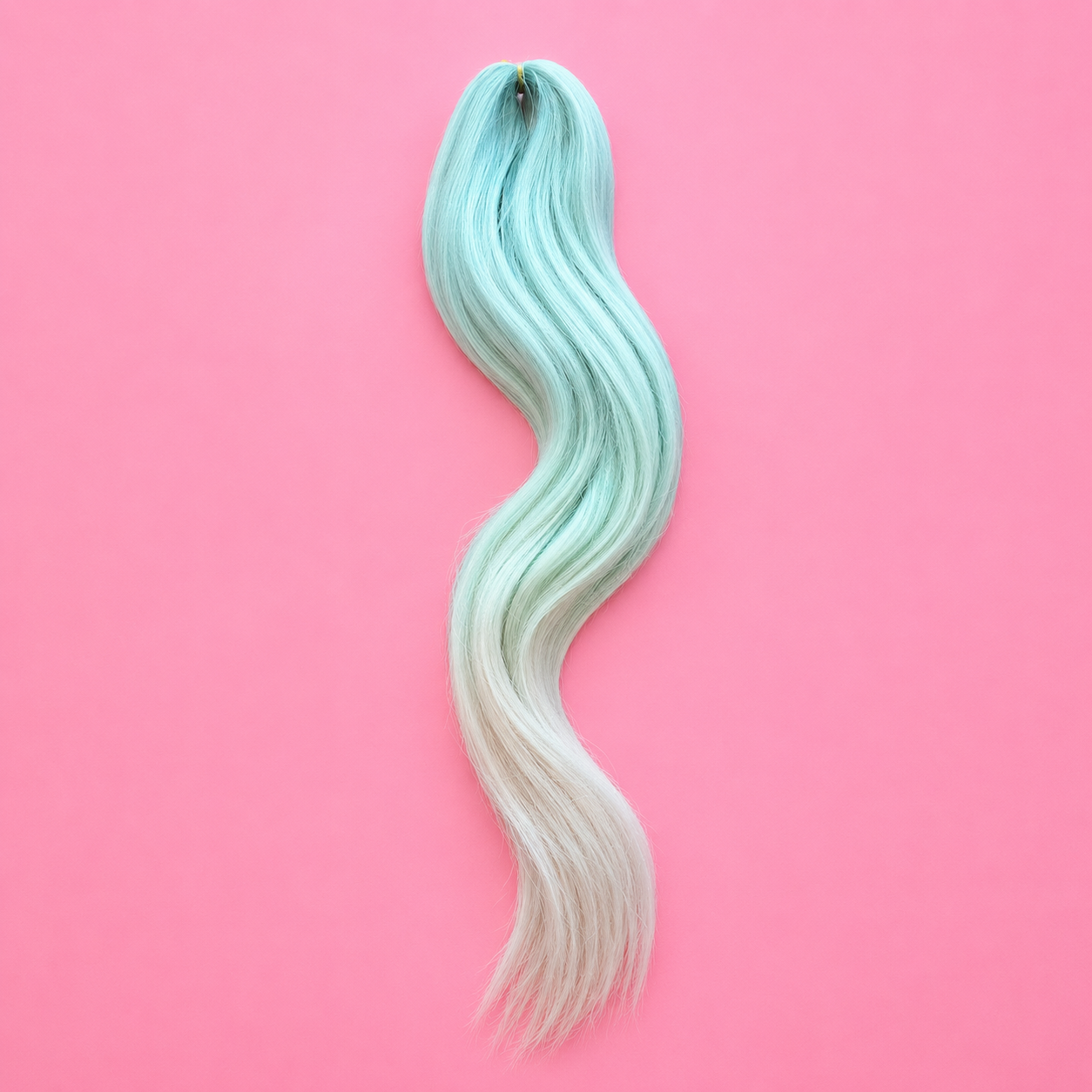 Braiding Hair - blue/ grey