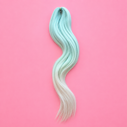 Braiding Hair - blue/ grey