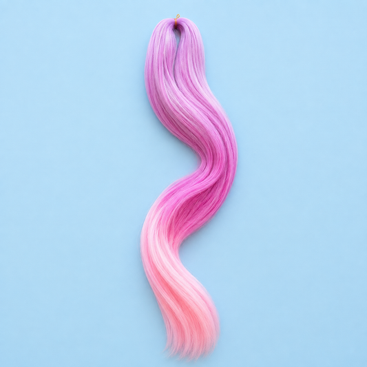 Braiding Hair - purple/fuchsia/ pink