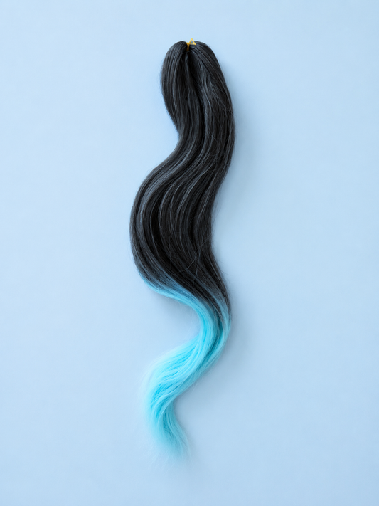 Braiding Hair - Black Blue