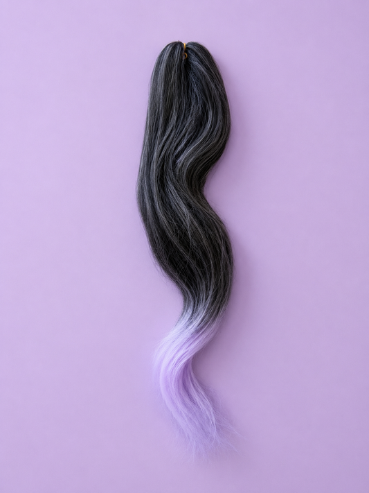 Braiding Hair - Black Purple