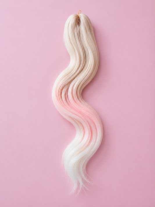 Braiding Hair - Blonde Pink