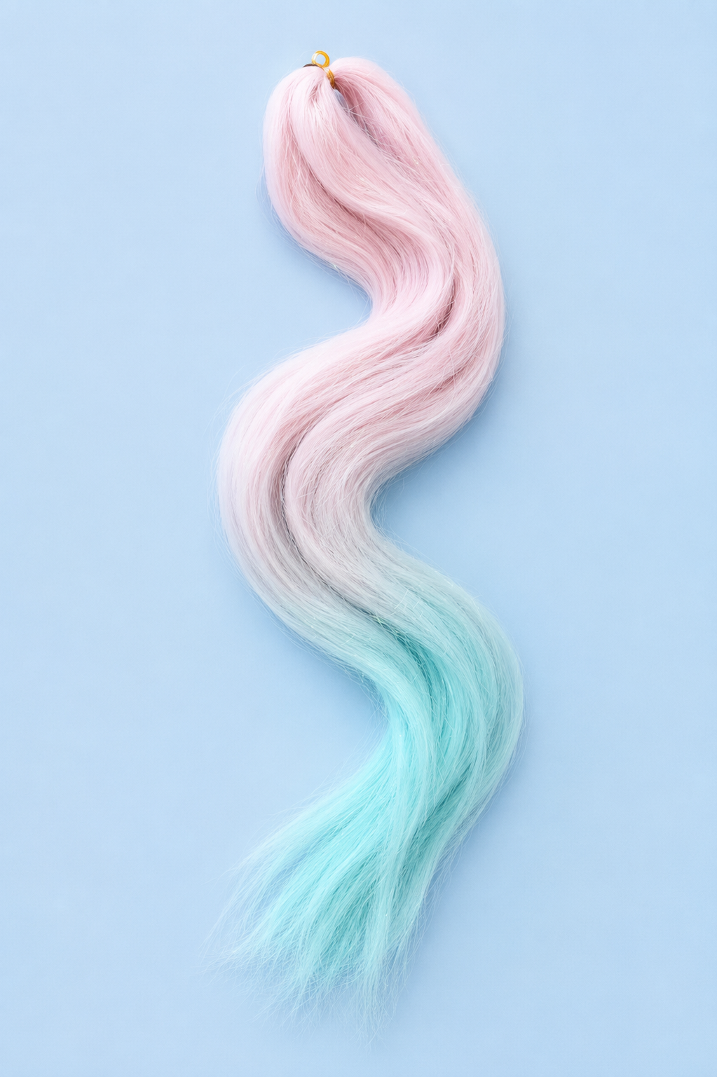 Braiding Hair - Pink Blue