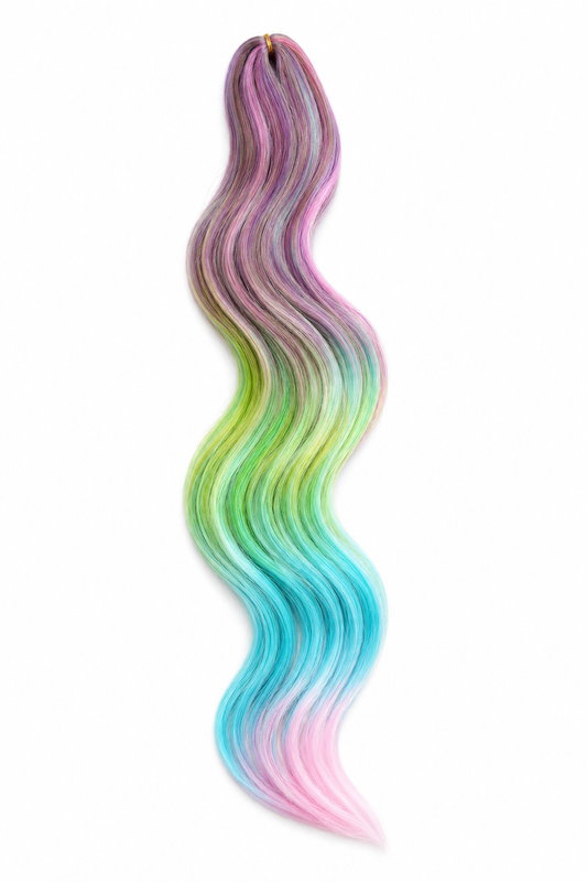 Braiding Hair - Rainbow
